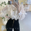 宮廷風蕾絲鏤空襯衫 2color_6