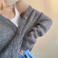 薄款透膚針織上衣 2color_9