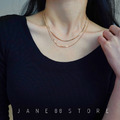 正韓 最美微笑弧度頸鍊項鍊 2color_3