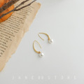 正韓 珍珠垂墜氣質耳環 2color_3