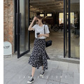 巨美必收☆性感開岔顯瘦包臀碎花長裙S-L_15