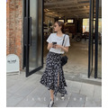 巨美必收☆性感開岔顯瘦包臀碎花長裙S-L_14