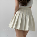 百褶高腰短裙 4color_12