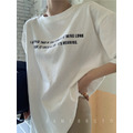韓系時髦字母印花寬鬆Tee 3色_9
