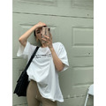 韓系時髦字母印花寬鬆Tee 3色_10
