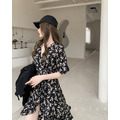 法式溫柔不規則碎花洋裝S-M_10