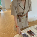 氣質輕熟風通勤西裝連衣裙S-XL_15