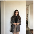 自留實拍☆絕美必帶韓ins格紋西裝外套_11
