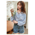 木耳邊甜美襯衫S-L_4