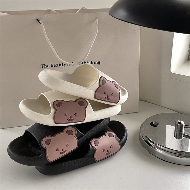 熱銷ins 小熊可愛少女心超軟拖鞋