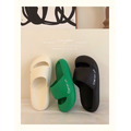 簡約字母純色居家情侶拖鞋