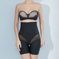收肉肉 拉鍊式收腹高腰塑身褲 黑 【中塑型】