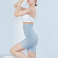 收肉肉 拉鍊式收腹高腰塑身褲 灰藍 【中塑型】_2