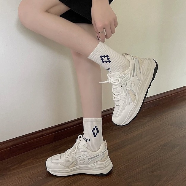 N567-Freeters經典簡單休閒小白鞋 底高4.5cm