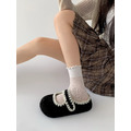 S210-Freeters毛線滾邊平底饅頭拖鞋 底高5cm_2