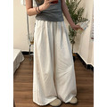 C424-Freeters慵懶鬆弛感白色落地寬褲_3