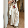 C424-Freeters慵懶鬆弛感白色落地寬褲_1