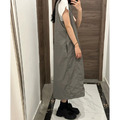 C423-Freeters綁帶抽繩口袋工裝連身裙_4