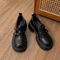A583-Freeters啞光造型英倫風厚底皮鞋 底高6.5cm_10
