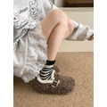N630-Freeters加絨混毛保暖可愛休閒鞋 底高5.5cm_4