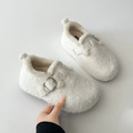 N630-Freeters加絨混毛保暖可愛休閒鞋 底高5.5cm_9
