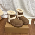 B144-Freeters羊羔毛防水保暖短雪靴 底高4cm_9