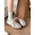 N634-Freeters仙女蕾絲緞帶餅乾休閒鞋 底高3cm_2