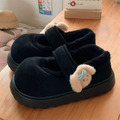 N641-Freeters可愛蝴蝶結加絨厚底休閒鞋 底高4cm_11