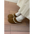 S235-Freeters翻領蕾絲滾邊懶人勃肯拖鞋 底高4cm_1