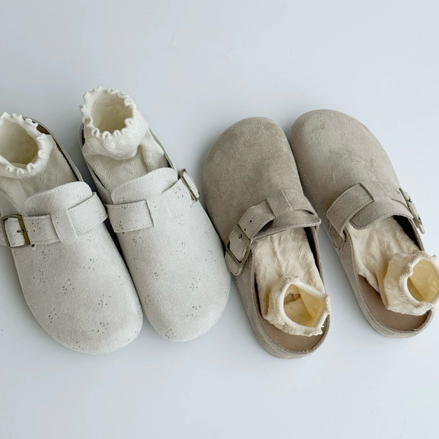 S236-Freeters碎花平底懶人勃肯拖鞋 底高3cm