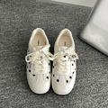 N655-Freeters珠光皮革可愛圓點平底鞋 底高1.5+2cm_10
