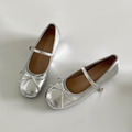 A624-Freeters貝殼質感蝴蝶結平底瑪莉珍鞋 底高1+3cm_10