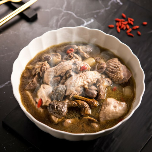 【樂陶】雙囍甘潤雞湯_雞肉(紅羽土雞肉.姬松茸.干貝.枸杞)600g