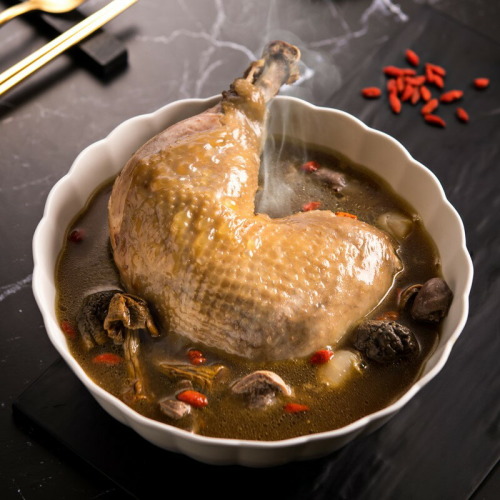 【樂陶】雙囍甘潤雞湯_腿肉(紅羽土雞腿.姬松茸.干貝.枸杞)1000g