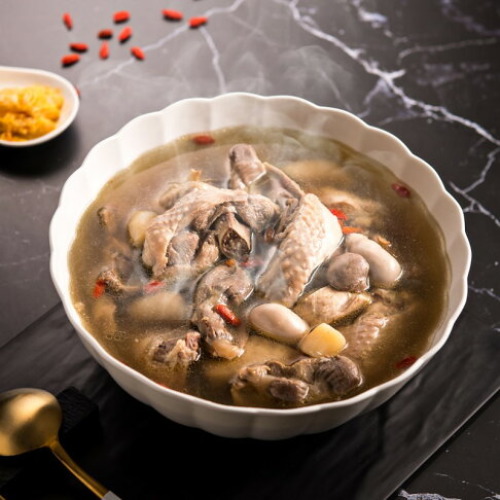 【樂陶】參合珍饌雞湯_雞肉(紅羽土雞肉.雞佛.干貝.枸杞)600g