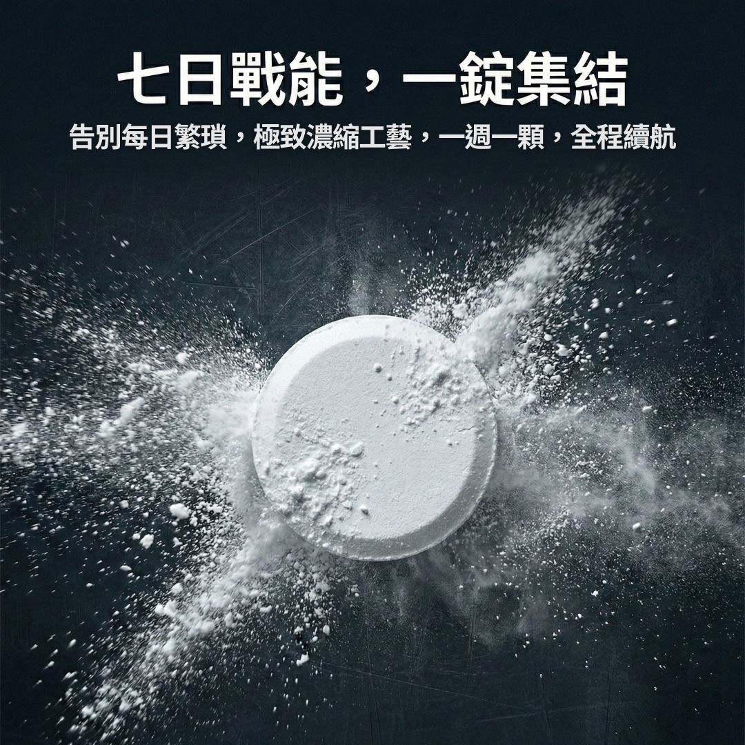 IGNITRA為高密度濃縮錠劑，一周一錠