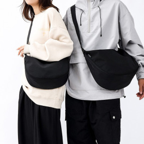 韓系大容量肩背月亮包