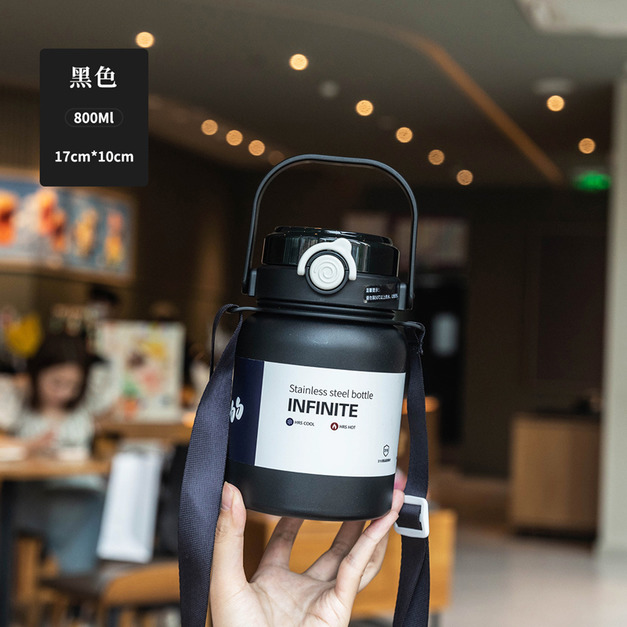 黑色800ml(附背帶) +NT$40