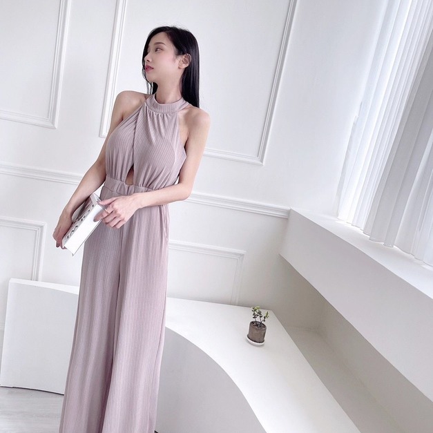 【現貨】削肩女神級褲裝AS23248706