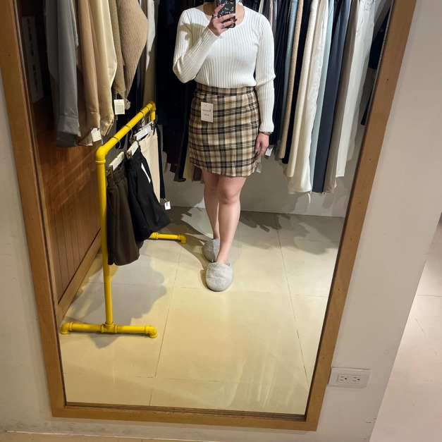 【現貨】薄款格子裙AS786332098