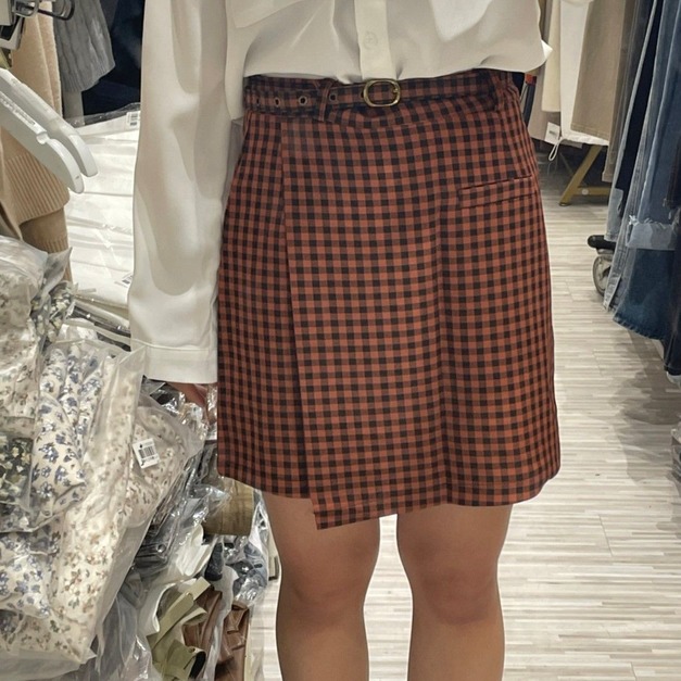 【現貨】附腰格紋裙BW2788570196