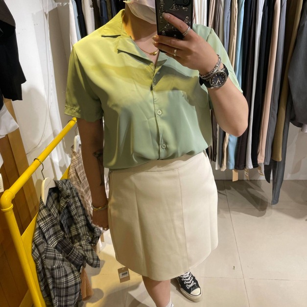 【現貨】追加款翻領短袖襯衫BW18888809