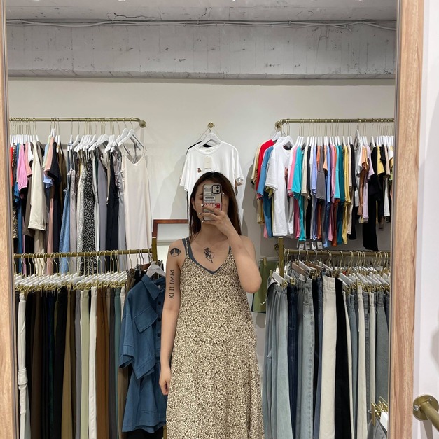 【現貨】秋夜細肩洋裝AS810824