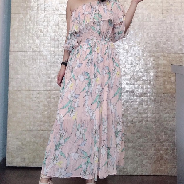 【現貨】雪紡一字領花洋BGSS883101