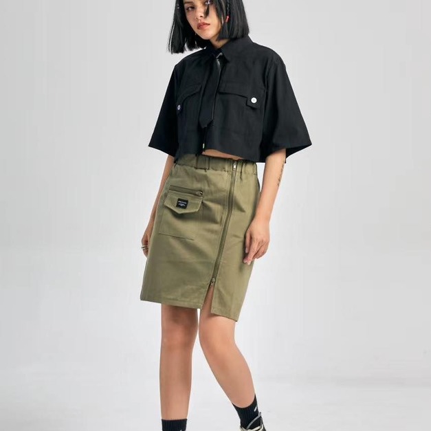 【現貨】個性工裝短裙BS7882125