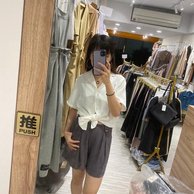 【現貨】棉麻短褲AS603310