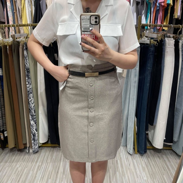 【現貨】花苞排釦裙BW279701096