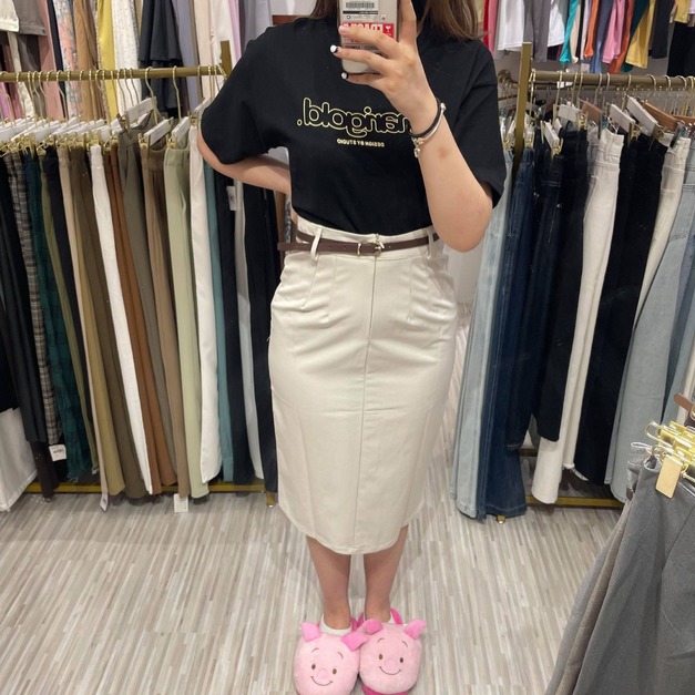 【現貨】附皮西裝裙BW27988412397