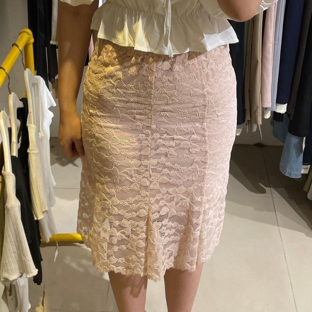 【現貨】蕾絲魚尾裙