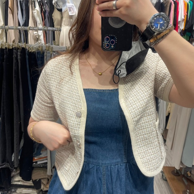 【現貨】小香風短版外套